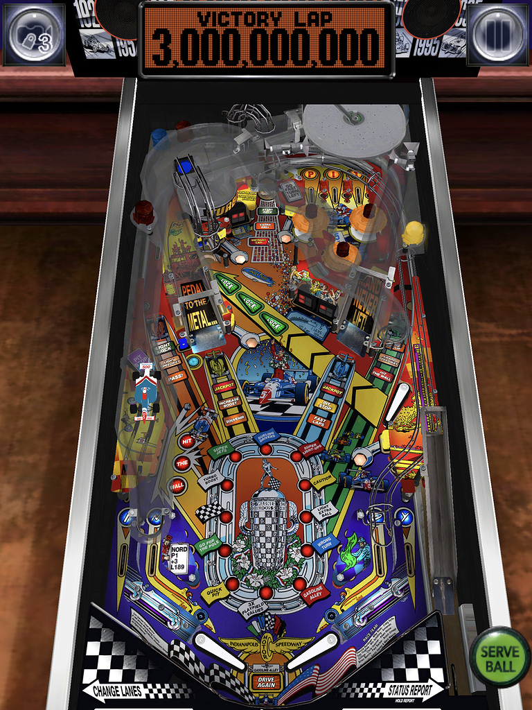 indianapolis 500 pinball