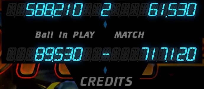 Victory 4-player score display